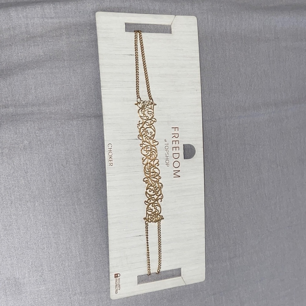 A gold choker from Nordstrom new.
